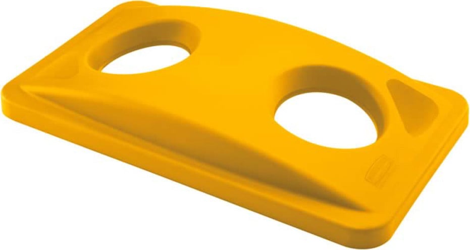 Rubbermaid Slim Jim deksel voor flessen, geel