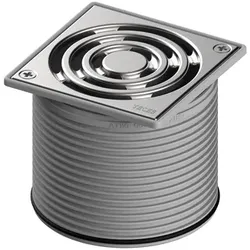 Tece drainpoint S Rostrahmen Edelstahl 100 x 100 inkl. Designrost verschraubbar, 3660009 3660009