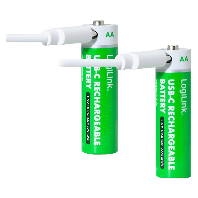 LogiLink LogiLink LR6RCB2 (2 Stk., AA, 1850 mAh) (LR6RCB2)
