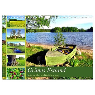 Grünes Estland - Naturparadies am Baltischen Meer (Wandkalender 2026 DIN A4 quer), CALVENDO Monatskalender
