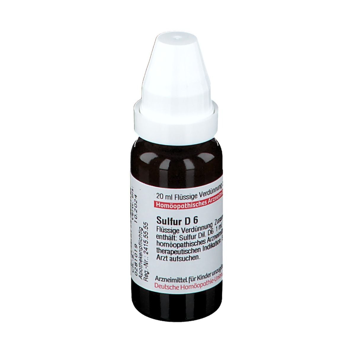 Sulfur D 6 Dilution 20 ml