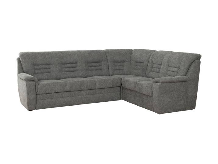 Ecksofa mit Schlaffunktion grau ausziehbar - 280 cm - MERLIN