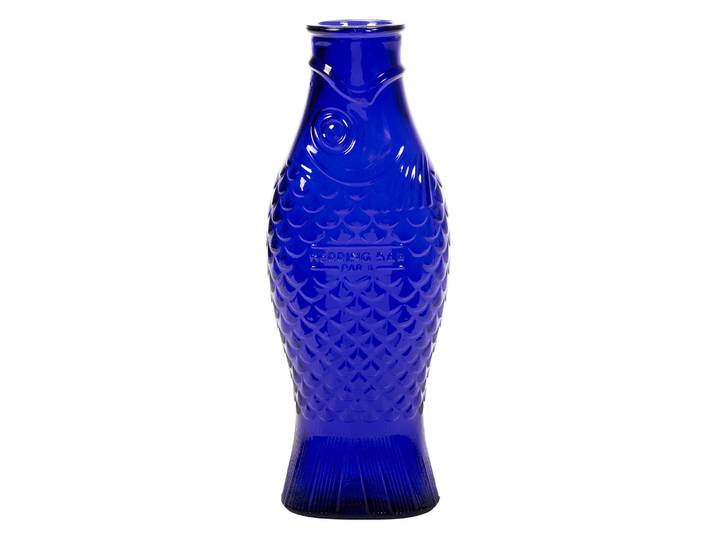 Serax - Carafe Fish & Fish table - Bleu - Verre pressé - Designer Paola Navone