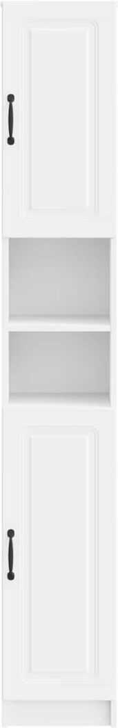 Brambly Cottage Linen Cabinet White 187cm H X 30cm W X 31cm D