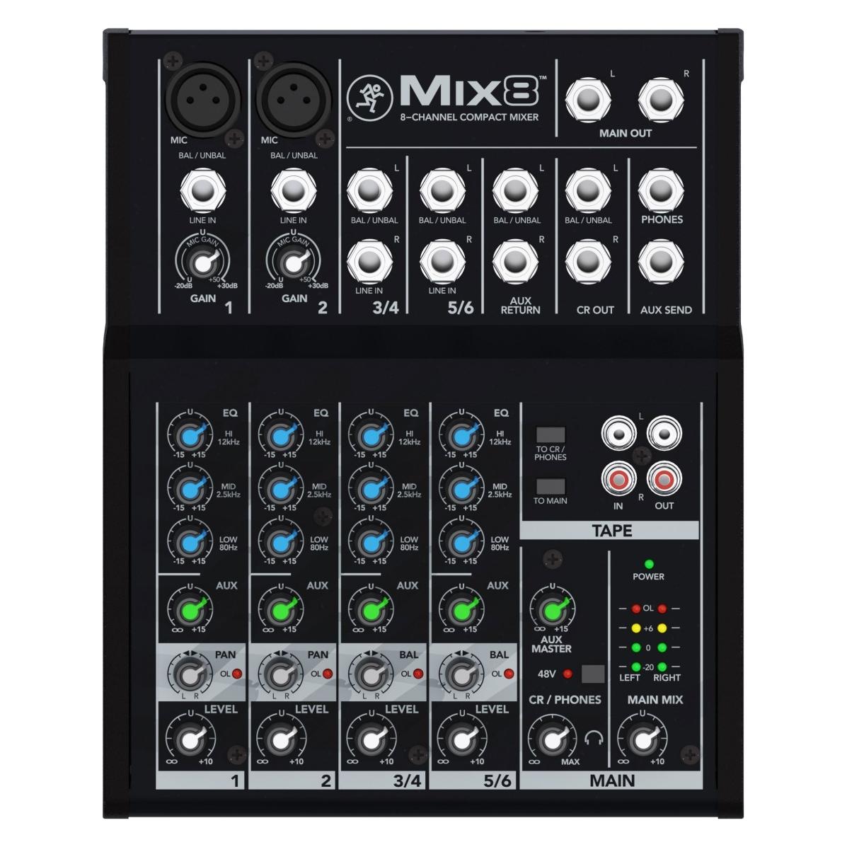 Mackie Mix8 (Studio- und Livemixer) (2044095-01)