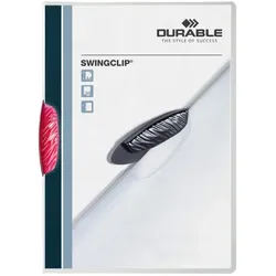 Durable 2260 02 Klemm-Mappe SWINGCLIP® - 30 Blatt, weiß
