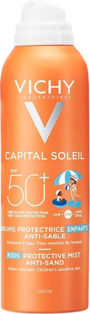 Vichy Capital Soleil Bruma Protetora Anti-Areia Crianças FPS50+ 200ml
