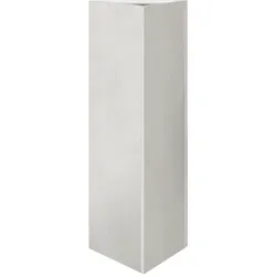 vidaXL Pflanzkübel Dreieckig 30x26x75 cm Edelstahl