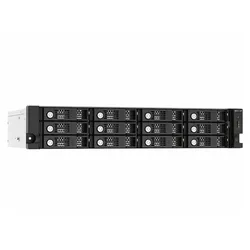 QNAP TL-R1220SEP-RP 12-bay 2U rackmount SAS 12Gbps JBOD expansion enclosure with SAS expander 12Gbps & SAS/SATA 6Gbps drives