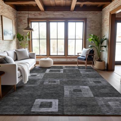 Addison Rugs Premium Washable Super Soft Blocky Contemporary Mayfield Rug
