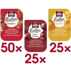 Schwartau 100er-Pack Konfitüre »Extra Mix« 25 g orange