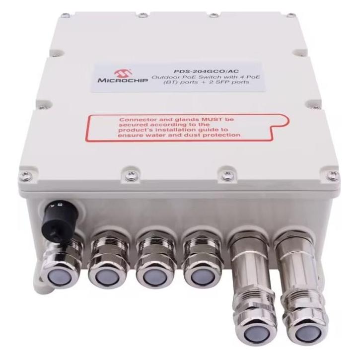 Microchip Outdoor PoE Switch 4 BT ports 2 - Switch - 4-Port (4 Ports) (PDS-204GCO/AC)