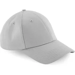 Beechfield Unisex 6-Panel Baseball Kappe 'Authentic' Klassische Cap B59 light grey one size