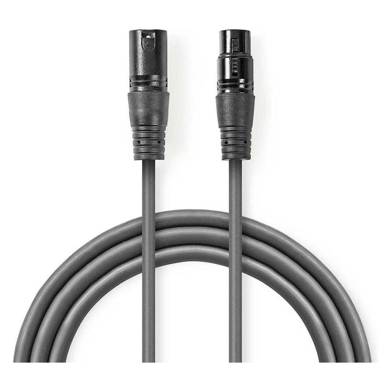 Nedis Xlr - Xlr (0.50 m, XLR Kabel) (COTH15010GY05)