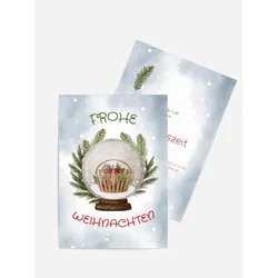 Grußkarten Weihnachten selbst gestalten mit Spruch und Fotos im Onlinedesigner bei Meine-Kartenmanufaktur.de