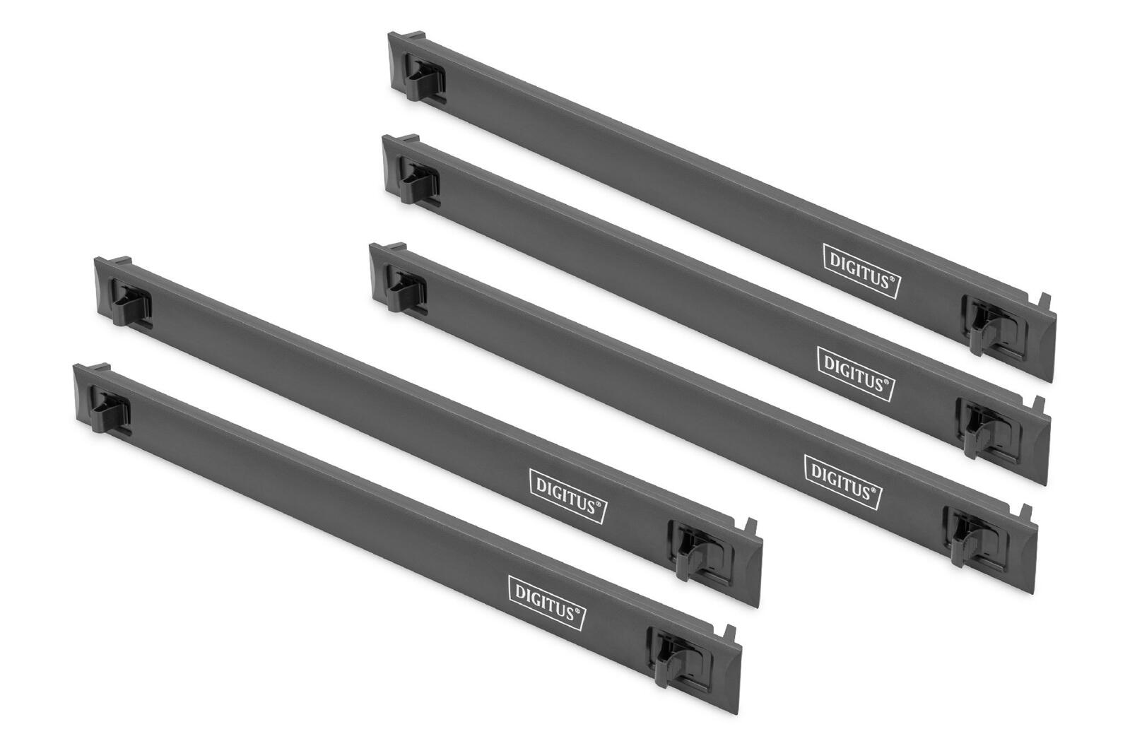Digitus 1HE Blindabdeckung, Snap-In, ABS, Schwarz DN-97651-5