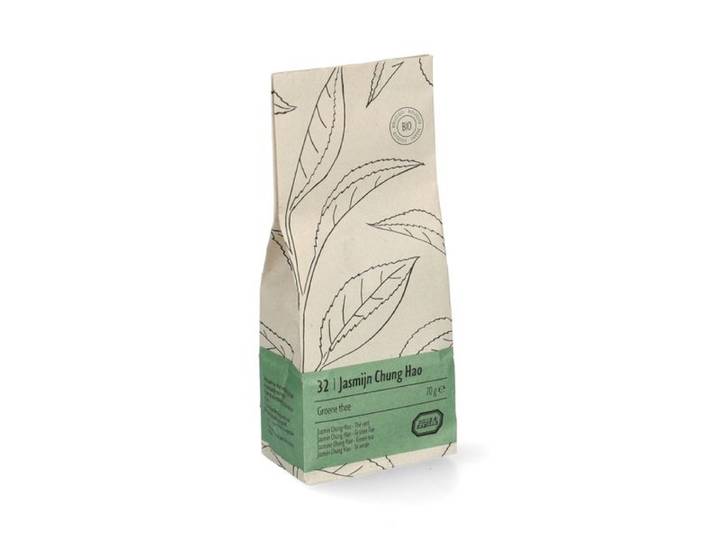 Jasmijn Chung Hao, biologisch, groene thee, zakje 70 gram