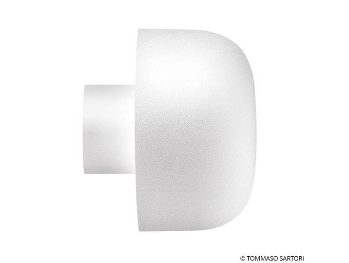 Flos Architectural LED Außenwandleuchte Bellhop, weiß / opal, Aluminium, Design