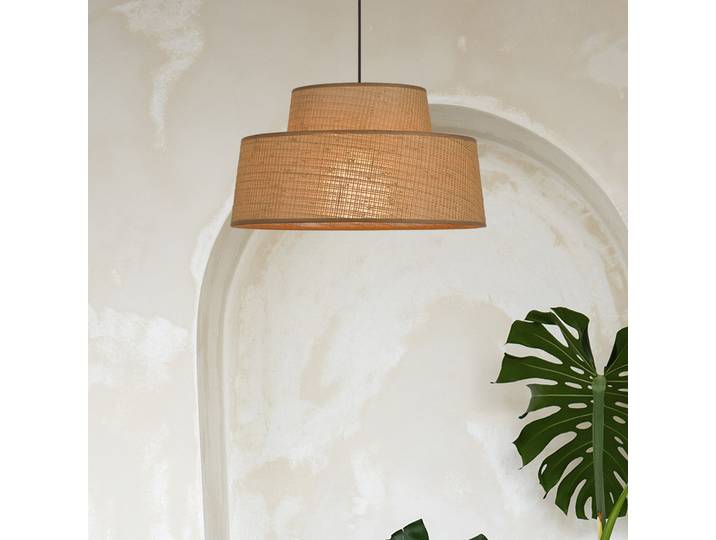 Mallorca Hängeleuchte jamaica Ø 38 cm Papier - Corep SAS - Wohnzimmer - Papier / Karton - Mit Schirm