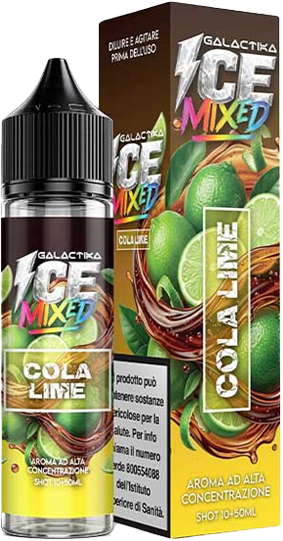 Galactika Cola Lime Ice Mixed Liquido Shot 10ml Ghiaccio