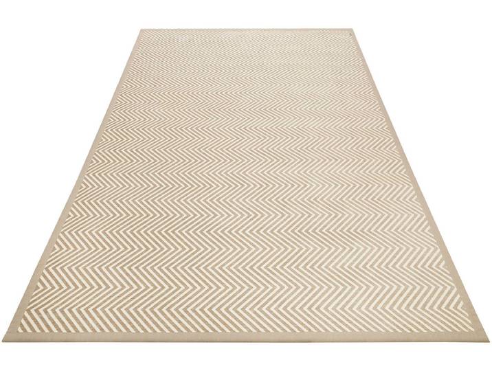 Teppich ESPRIT Paulsen ESP-42078 , beige, B:140cm H:10mm L:200cm, Baumwolle, Polyester, Teppiche, Teppich, Wendeteppich im modernen Design, Wohnzimmer