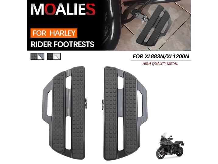 Repose-pieds fantôme pour Harley Touring Road King Dyna Sportster 1200, Train de nuit en fer 883, repose-pieds pour conducteur