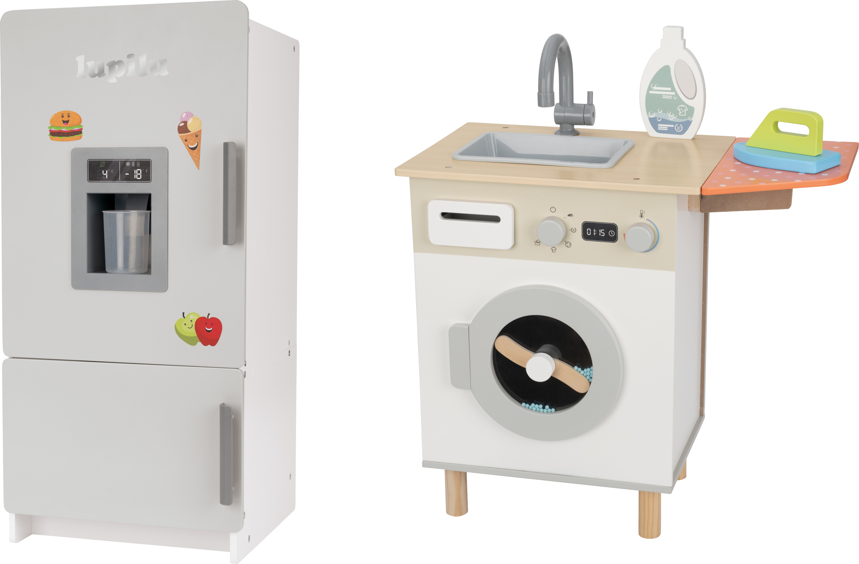 LUPILU® Spielzeug-Kühlschrank / -Waschmaschine