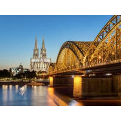 CALVENDO Puzzle Kölner Dom und Hohenzollernbrücke | 1000 Teile Lege-Größe 64x48cm Foto-Puzzle für glückliche Stunden