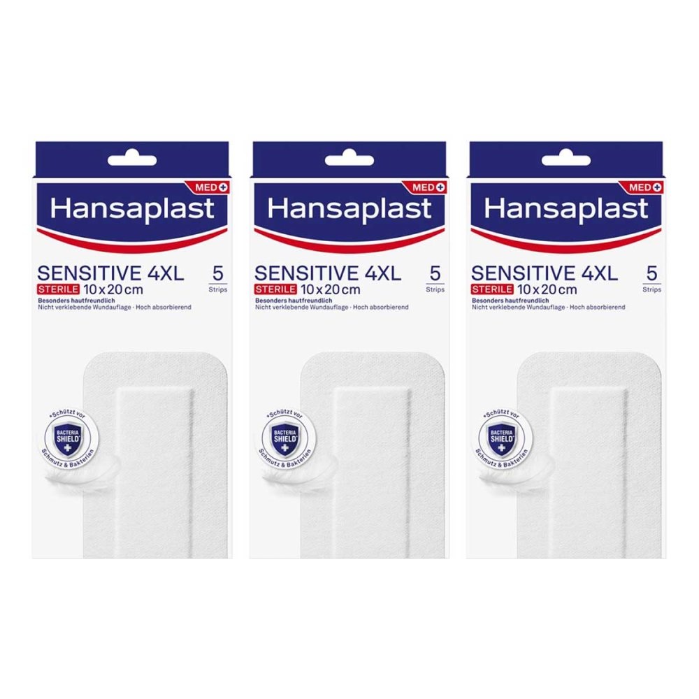 Beiersdorf AG Hansaplast Steriler Wundverband 4XL 10x20 cm 08104839