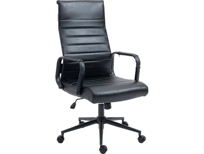 Chaise de bureau Kolumbus cuir véritable