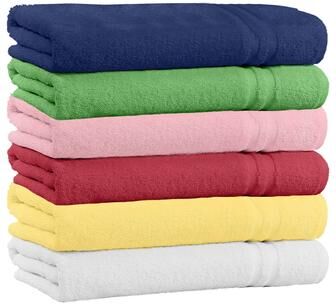 Home Sweet Home Dream Inc 5-Pack 100% Cotton Extra Plush & Absorbent Bath Towels