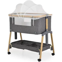 Cangaroo, Beistellbett, Baby Crib Amo Dark Grey 111362 (48 x 82 cm)
