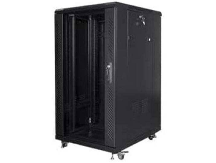 lanberg Schrank Rack 19 22U 600X800 Flat Pack Schwarz