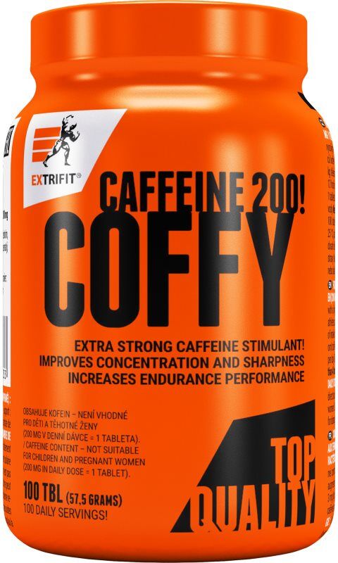 Extrifit Coffy 200 mg aide aux performances sportives 100 p.