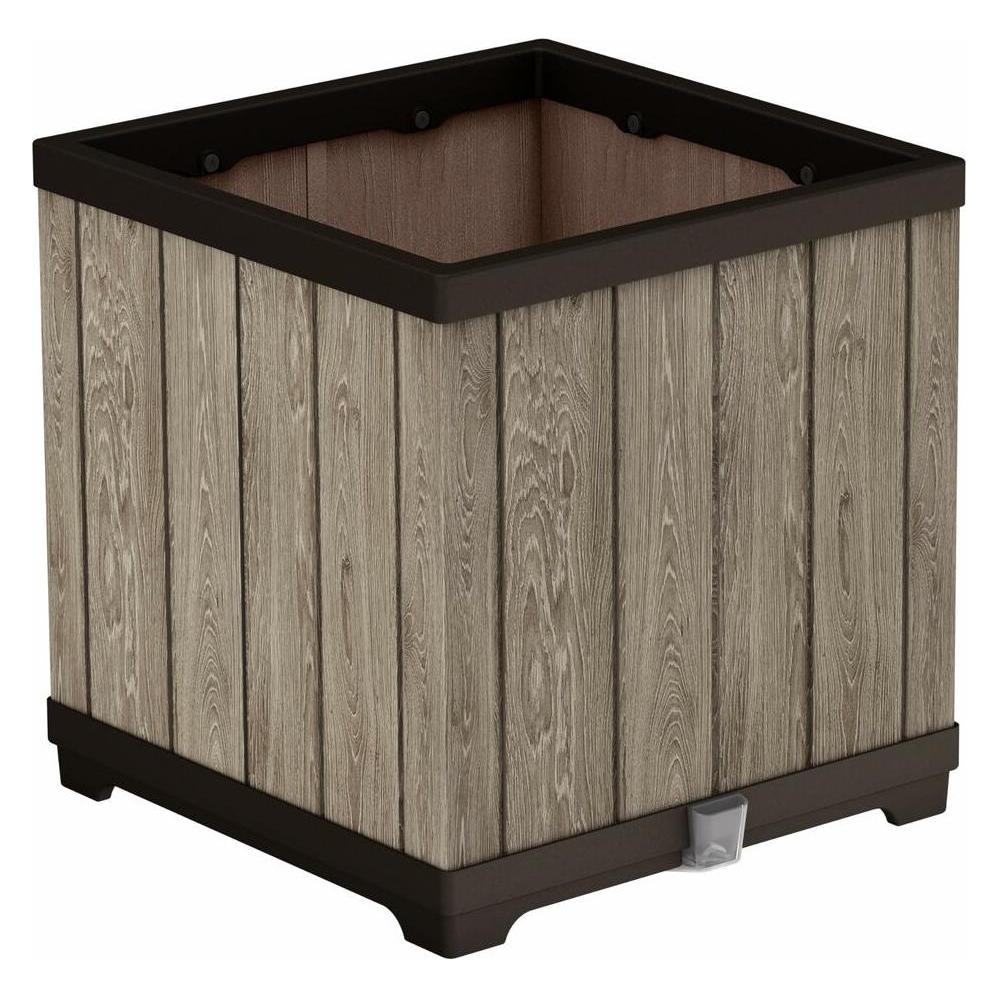 Keter Donica ogrodowa w kolorze ashwood 262635 (45.50 x 45.50 x 45.50 cm) (262635)
