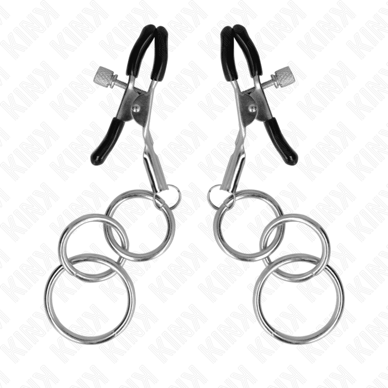 KINK NIPPLE GRIP pince à tétons 3 joints toriques 6 cm