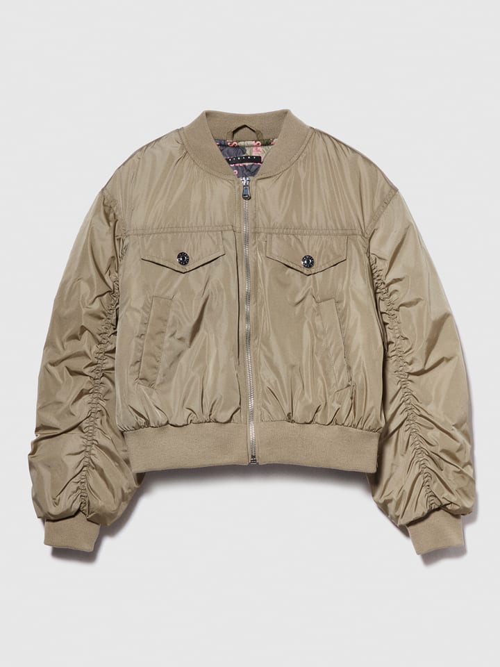 Sisley Jacke in Khaki - 130