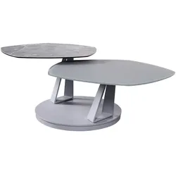 Höffner Selection Couchtisch  Dusko , grau , Maße (cm): B: 74 H: 42,5