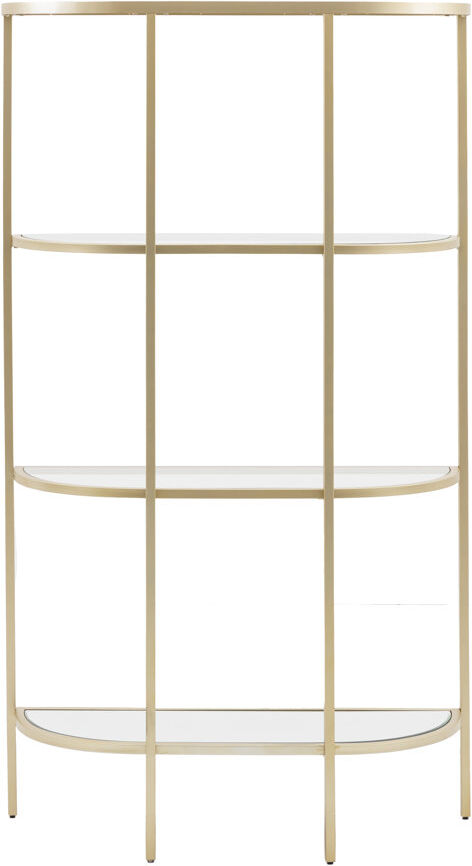 Fairmont Park Richman Display Cabinet Champagne 175cm H X 100cm W X 35cm D