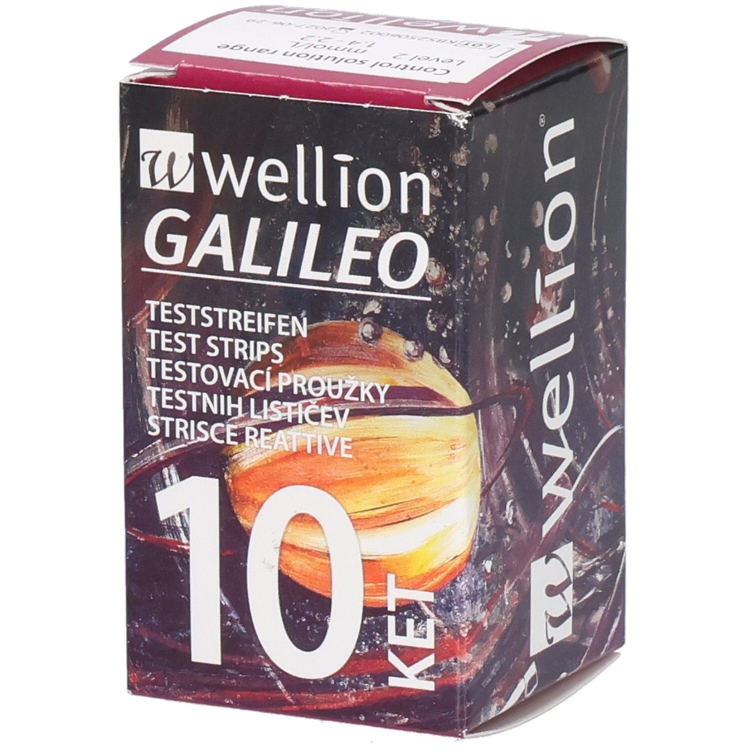 Wellion Galileo Ketoneteststreifen 10 St Teststreifen