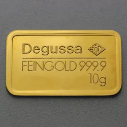 Goldbarren 10g DEGUSSA Resale