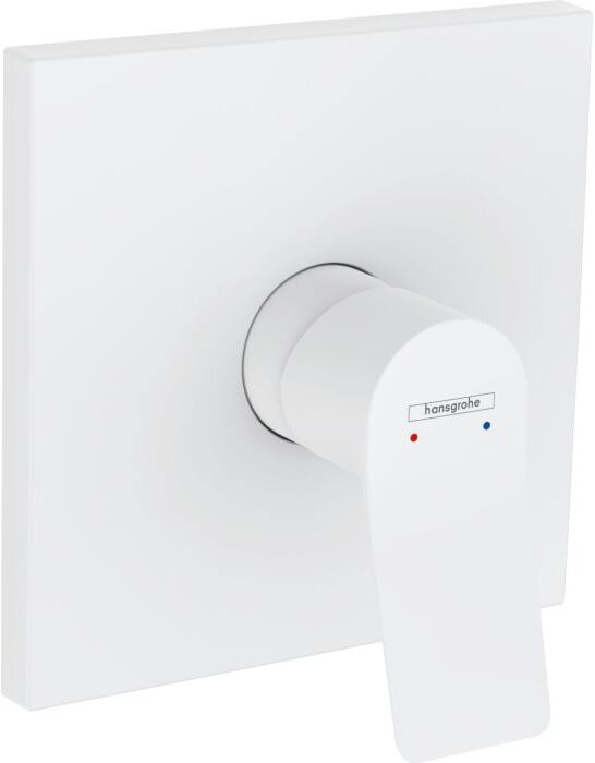 Hansgrohe Vivenis Fertigmontageset 75615700 Unterputz-Brausearmatur, 1 Verbraucher, mattweiß