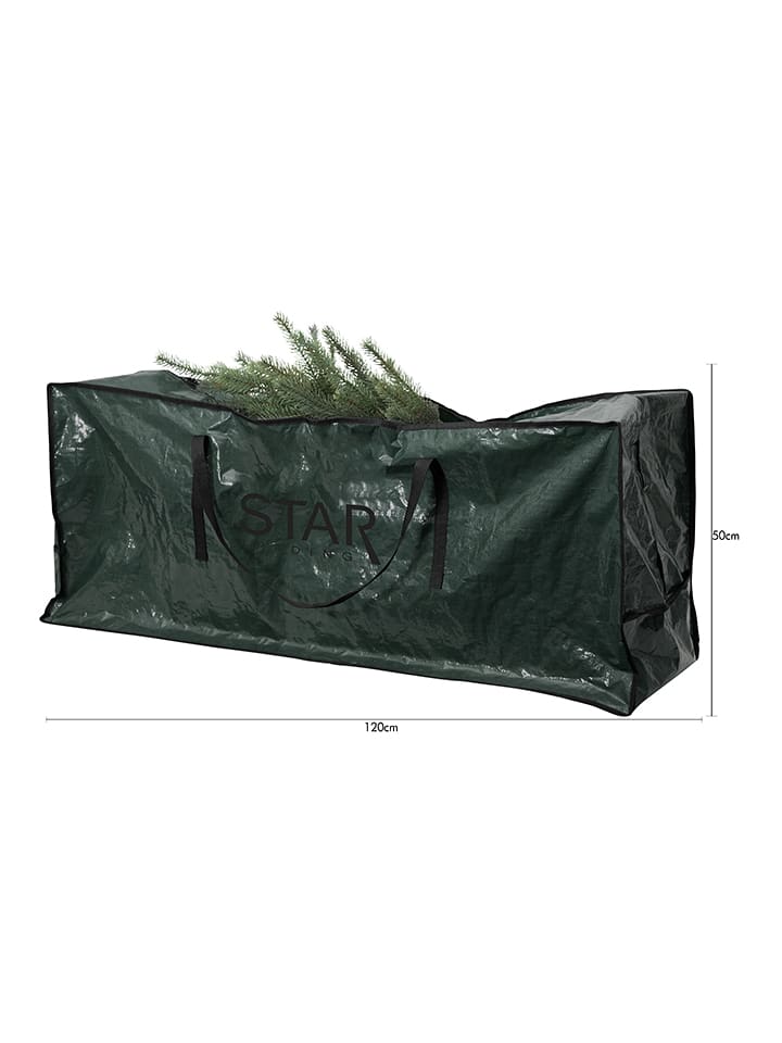 STAR Trading Tragetasche für Weihnachtsbäume in Grün - (B)120 x (H)50 cm - onesize