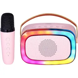 Trevi Xr 8a01 Miniparty Karaoke Lautsprecher + Bluetooth Rosa
