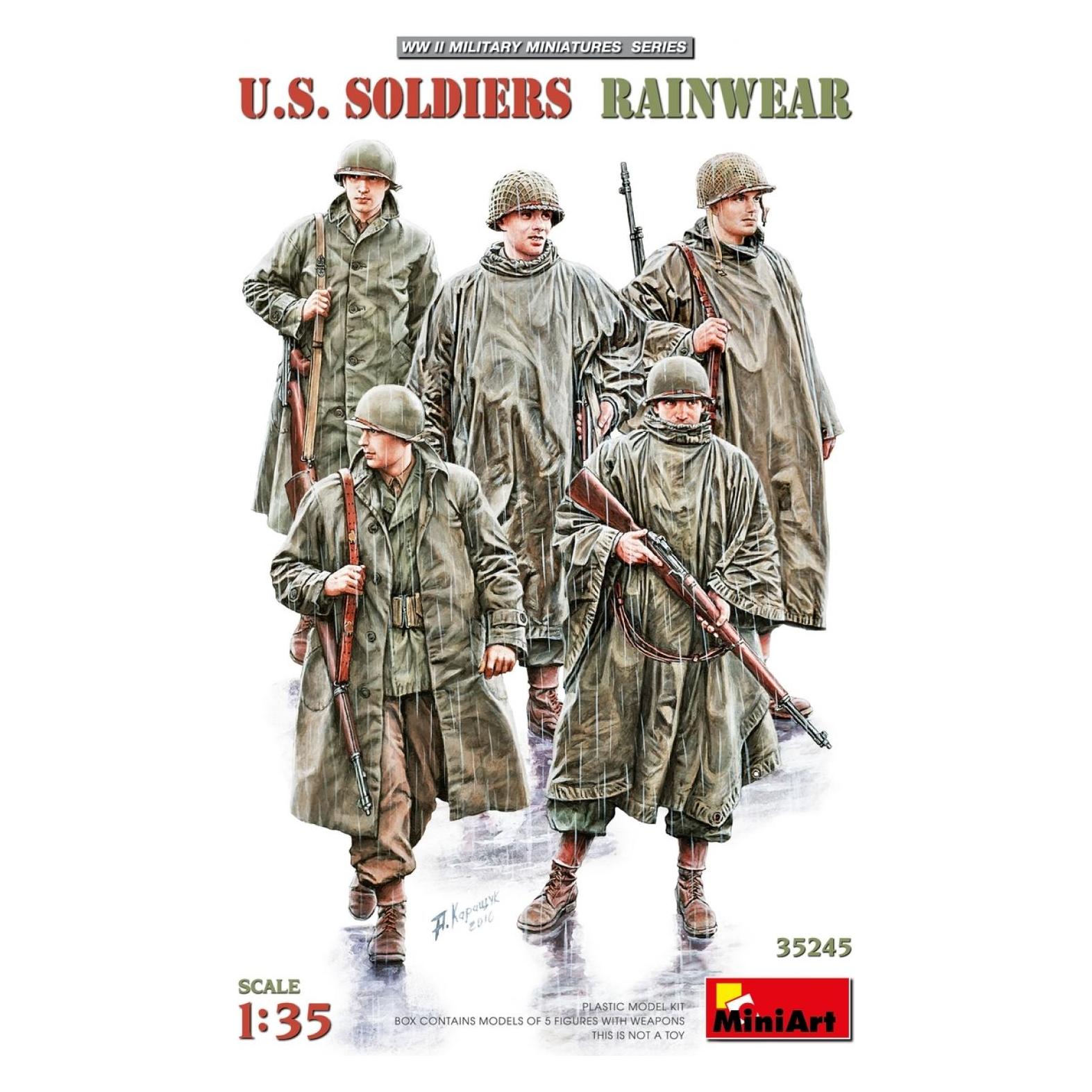 Mini art U.S. Soldiers Rainwear (35245)