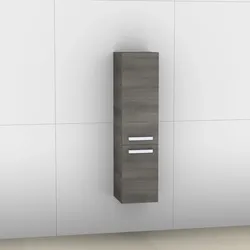 Artiqua 400 Midischrank, Graphit Struktur quer, 400-MTT-1-30-R-7098-401 400-MTT-1-30-R-7098-401