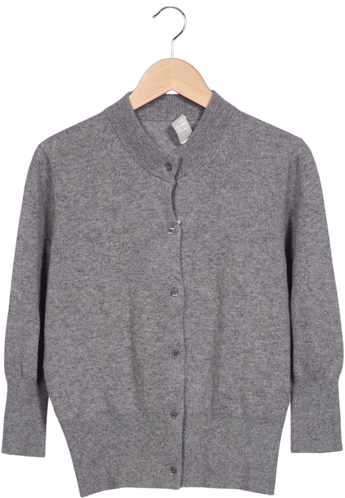 FTC Cashmere Damen Strickjacke, Grau, Gr. L, Wolle / Kaschmir - Second Hand