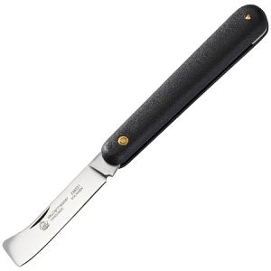 Puma-Knives Gartenmesser 238031, Okuliermesser, 6,2 cm Edelstahlklinge, schwarzer Holzgriff, klappbar