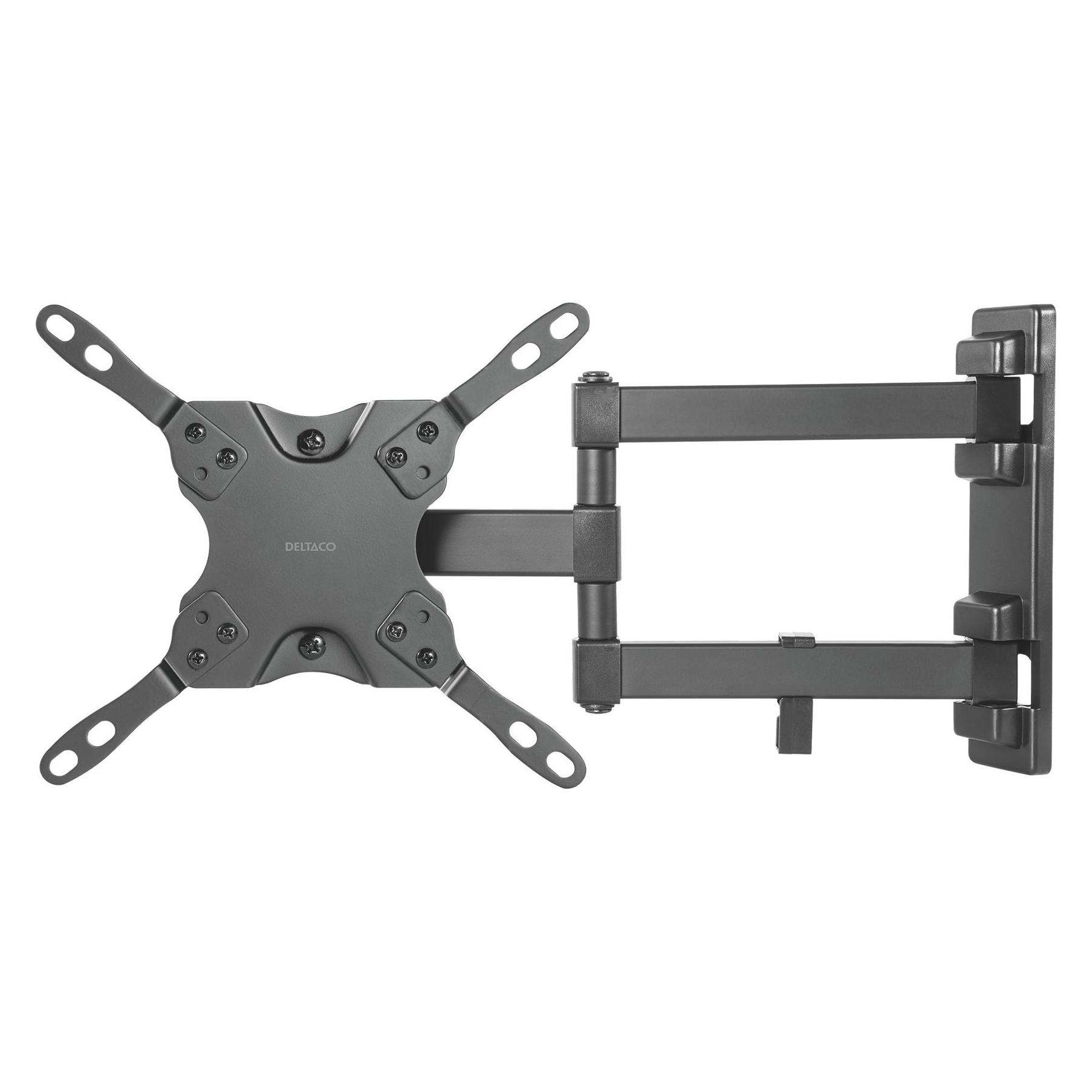 Deltaco wall mount for tv/screen 15-40 max 20kg 3 leads black (Wand, 20 kg, 15" - 40") (ARM-459)