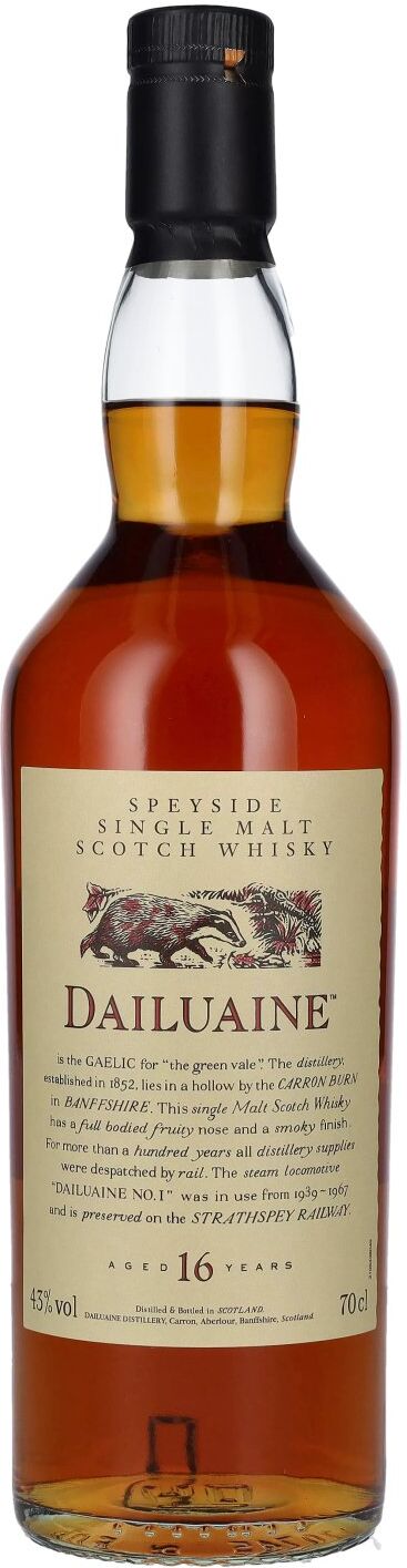Dailuaine 16 Years Old FLORA & FAUNA Speyside Single Malt 43% Vol. 0,7l